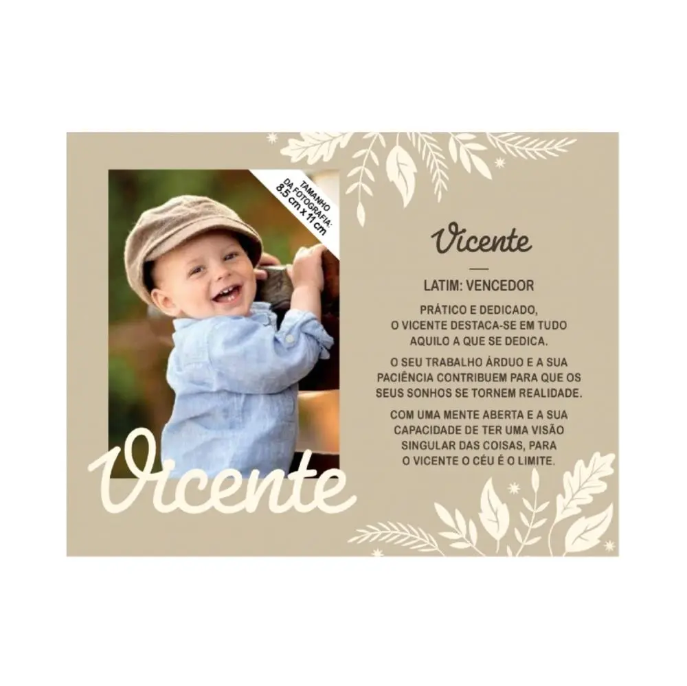 Moldura Personalizada Vicente - H&H