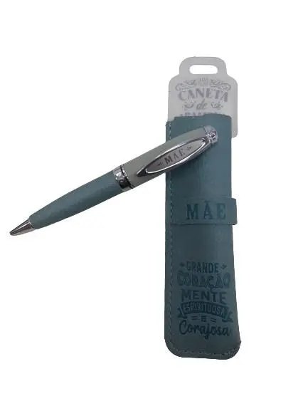 Caneta de Bambú com Bolsa Mãe - H&H