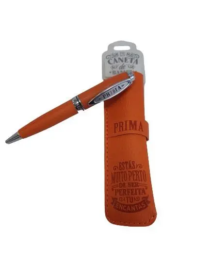 Caneta de Bambú com Bolsa Prima - H&H