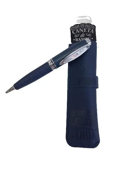Caneta de Bambu com Bolsa António - H&H