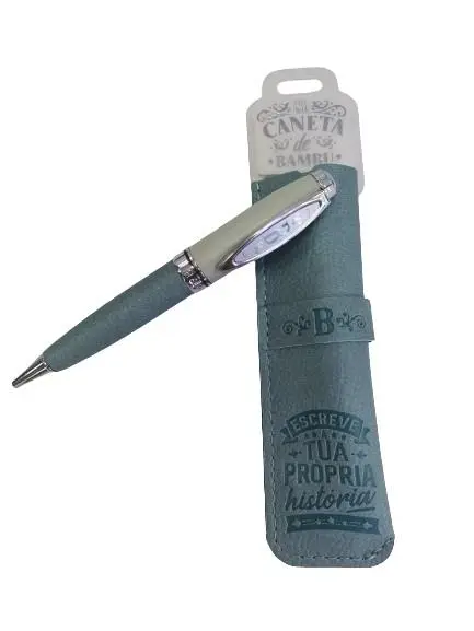 Caneta de Bambú com Bolsa B - H&H