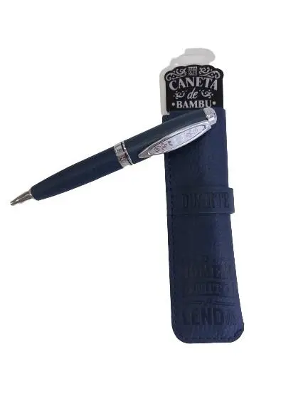 Caneta de Bambu com Bolsa Duarte - H&H