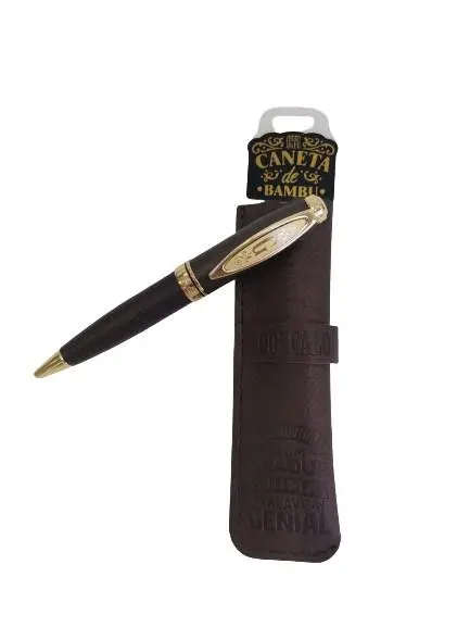 Caneta de Bambú com Bolsa Gonçalo - H&H