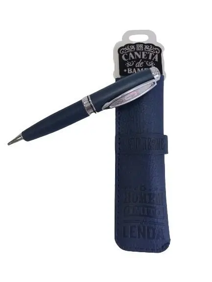 Caneta de Bambú com Bolsa Guilherme - H&H