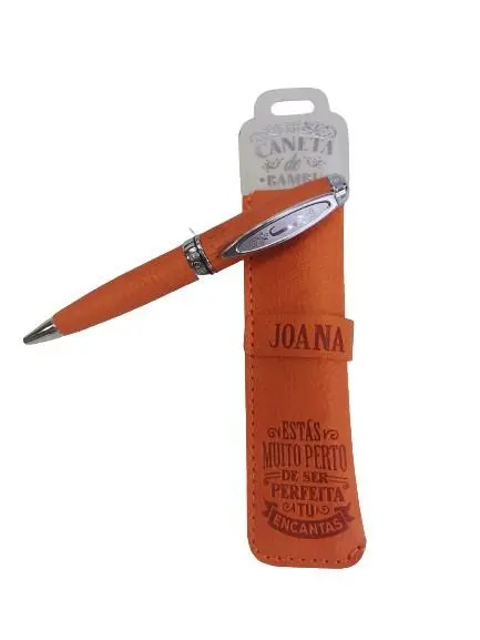 Caneta de Bambú com Bolsa Joana - H&H