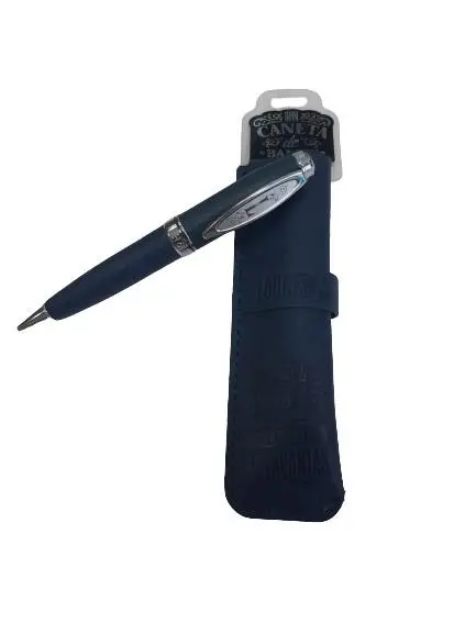 Caneta de Bambú com Bolsa Lourenço - H&H