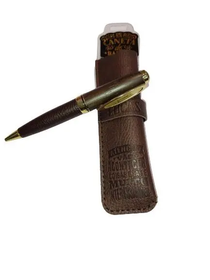 Caneta de Bambú com Bolsa Lucas - H&H