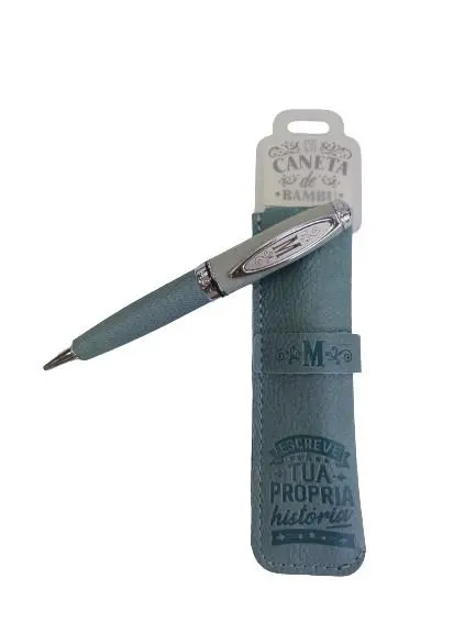 Caneta de Bambú com Bolsa M - H&H