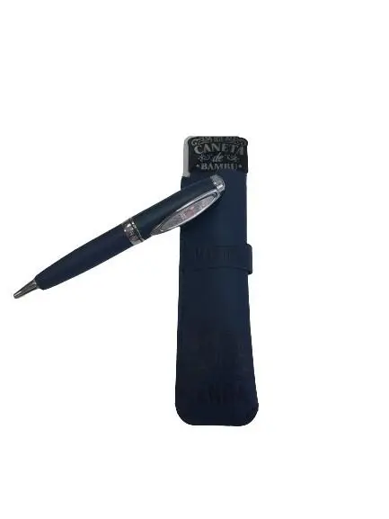 Caneta de Bambú com Bolsa Manuel - H&H