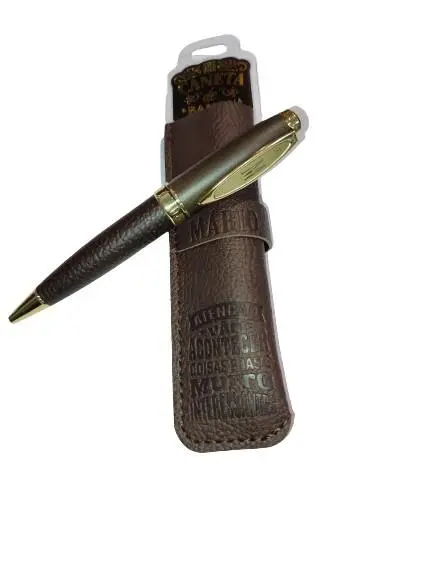 Caneta de Bambú com Bolsa Mário - H&H