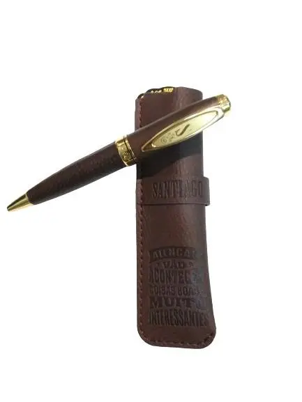 Caneta de Bambú com Bolsa Santiago - H&H