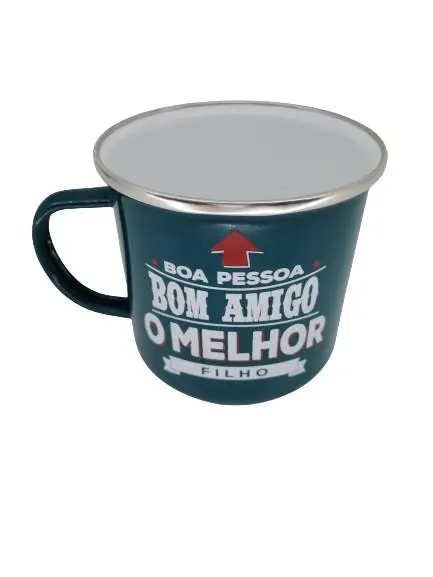 Caneca Melhor Filho H&H de Esmalte