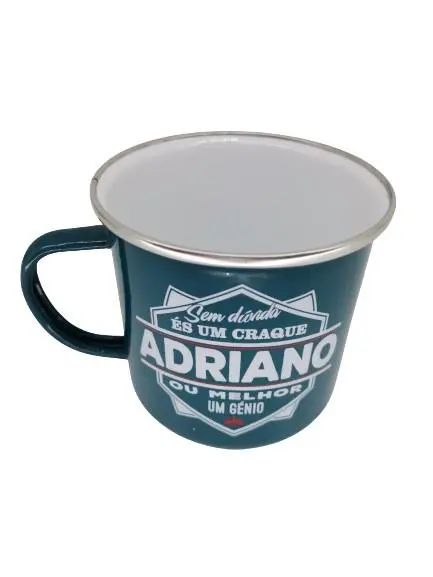 Caneca Adriano H&H de Esmalte