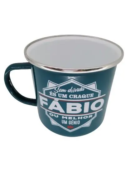 Caneca Fábio H&H de Esmalte