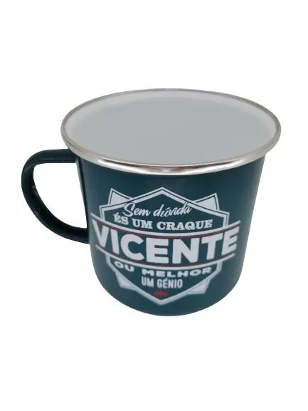 Caneca Vicente H&H de Esmalte