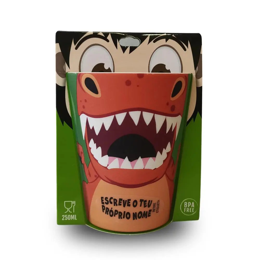 H&H - Funny Face - Copo Liso Dinossauro