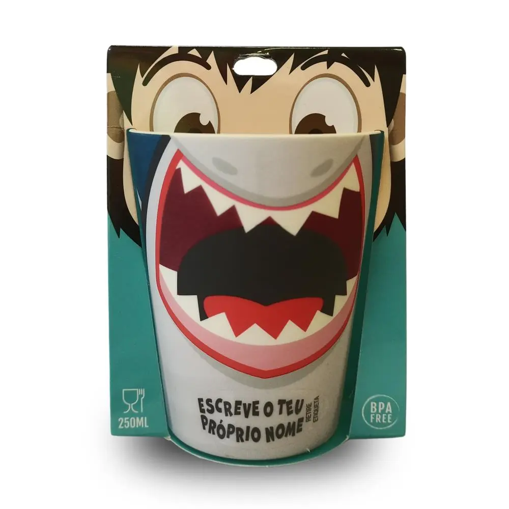 H&H - Funny Face - Copo Liso Tubarão