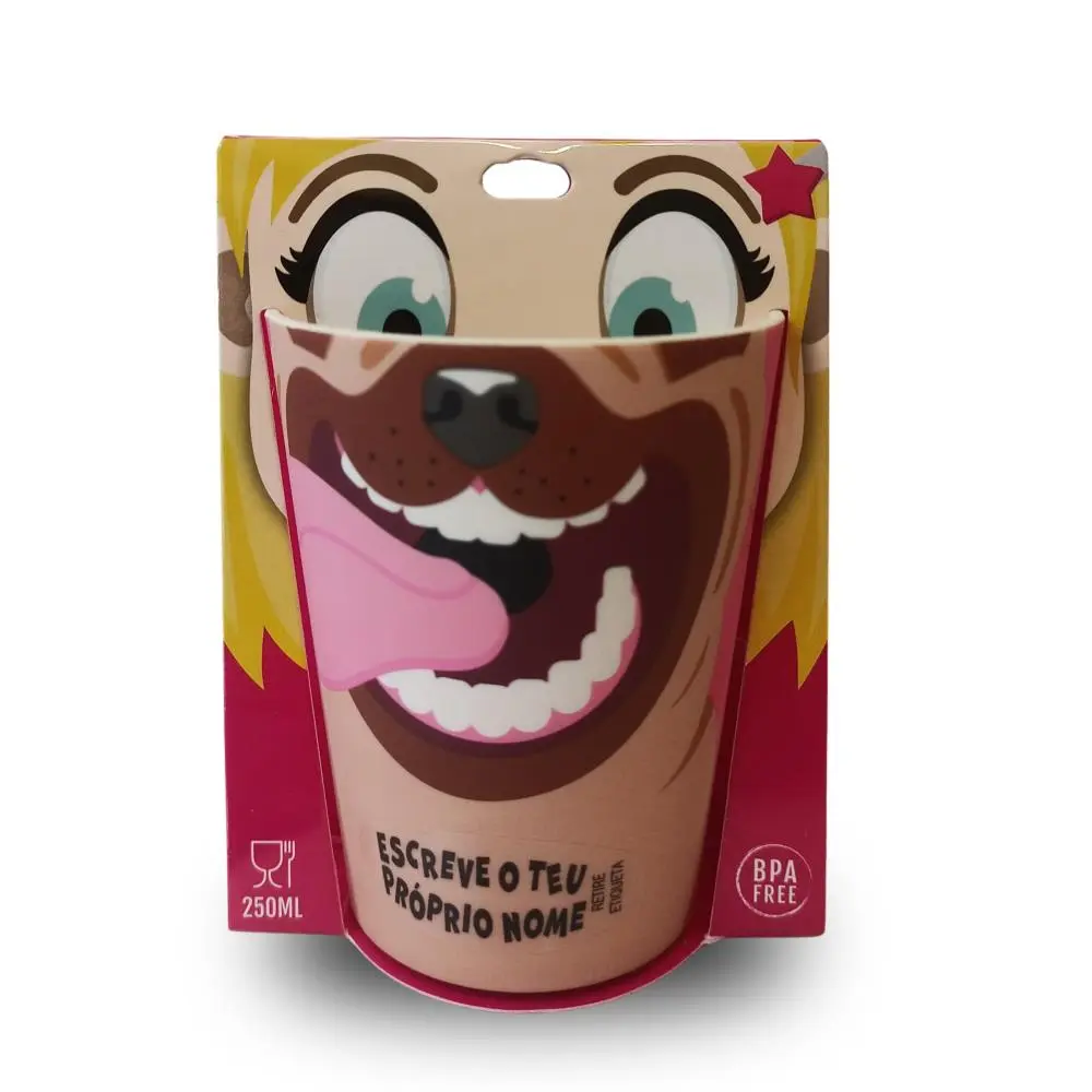 H&H - Funny Face - Copo Liso Cão