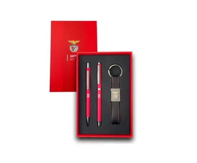 Conjunto Porta-Chaves + Conjunto de Canetas SLB 2024 - SLB