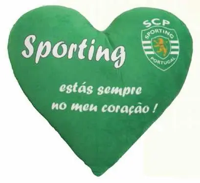 Almofada Sporting Clube de Portugal Coração