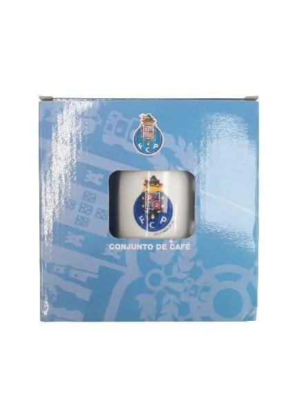 Caneca de Café FCP Clássica Branca