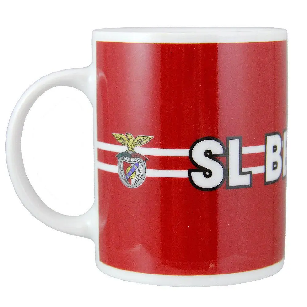 Caneca Sport Lisboa e Benfica Vermelha Riscas