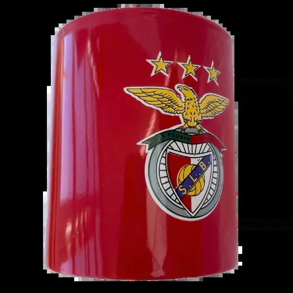 Caneca Vermelha com Três Estrelas e Logo - SLB