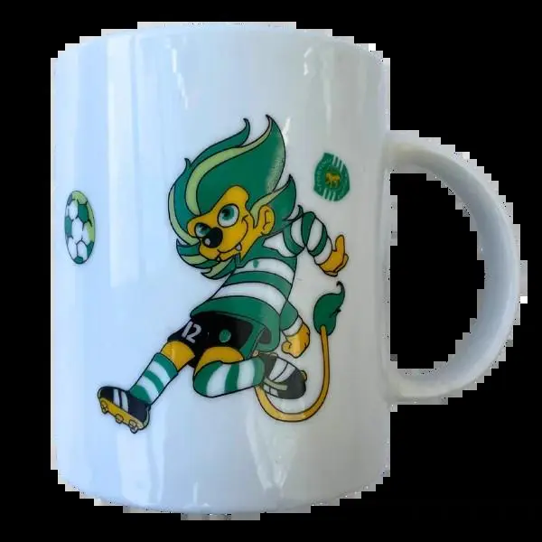 Caneca Infantil Branca c/ mascote Jubas - SCP