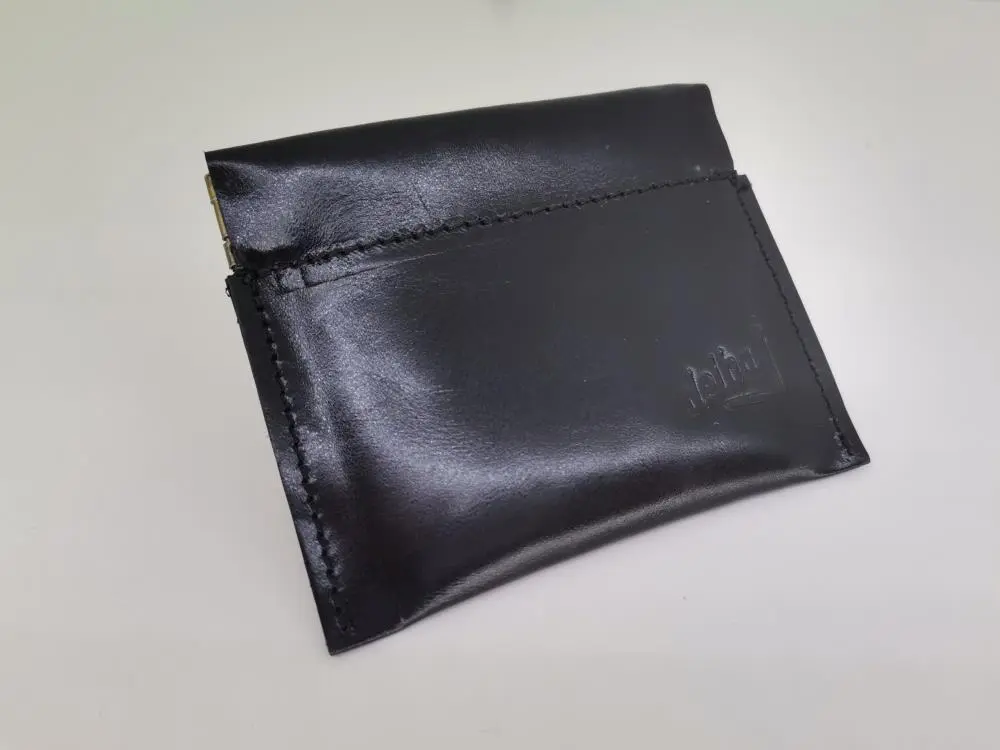Porta Moedas Delbag Preto tipo Bolsa Pac-Pac