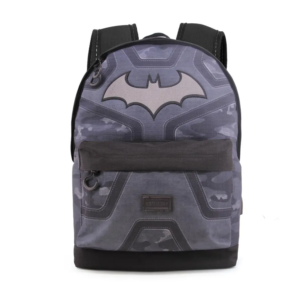 Mochila Escolar Batman Preta c/ Bolso Frontal