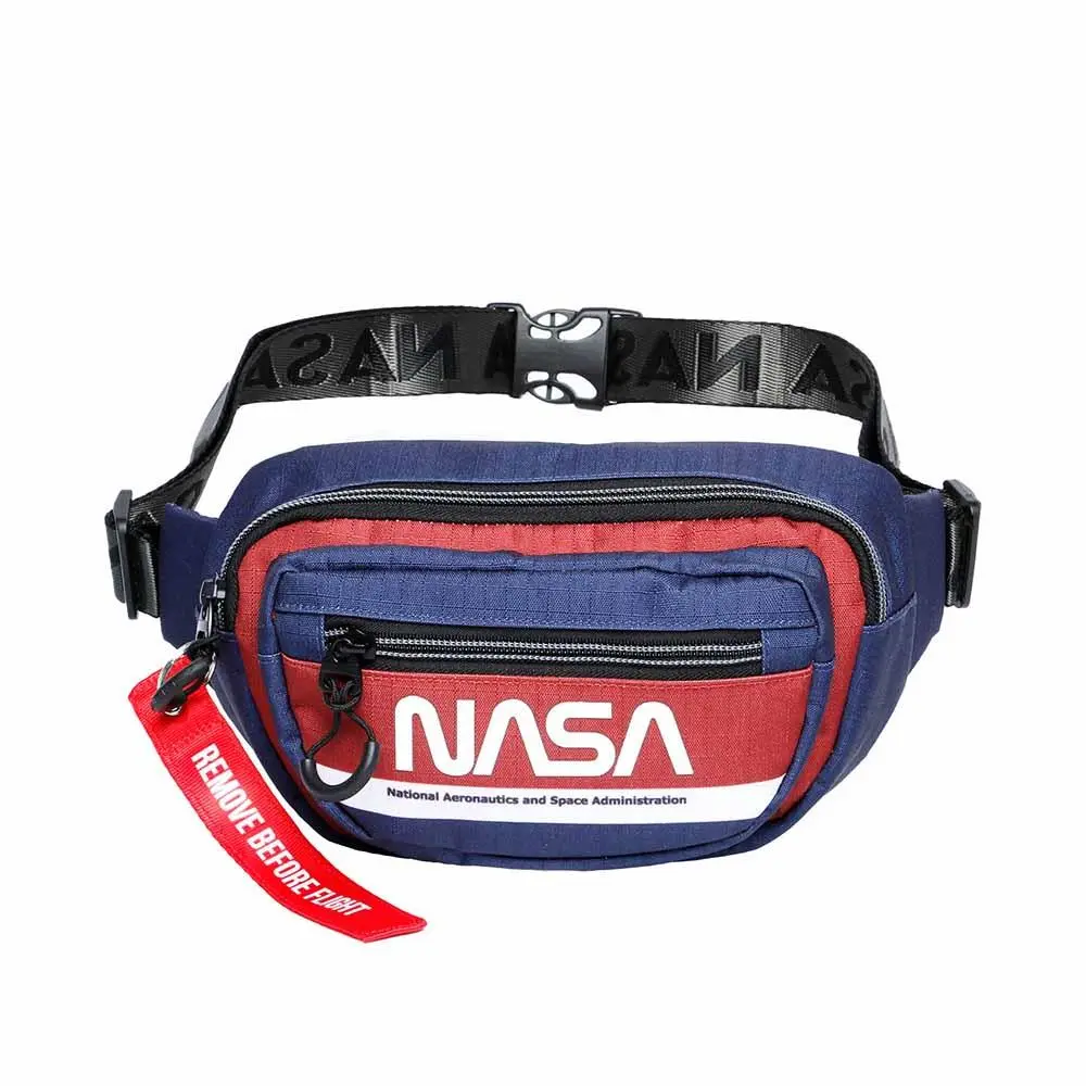 Bolsa de Cintura Nasa "Mission" Azul e Vermelha