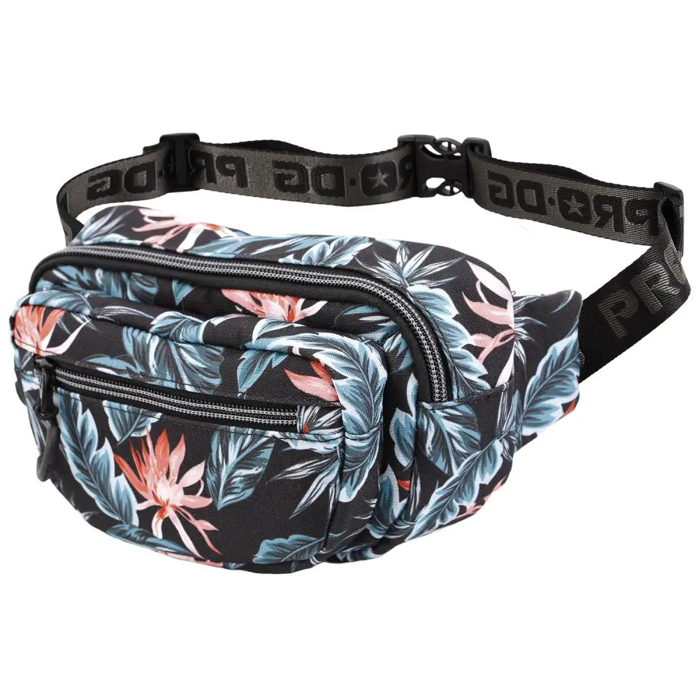 Bolsa de Cintura Folhas Verdes "Savage" Pro-DG