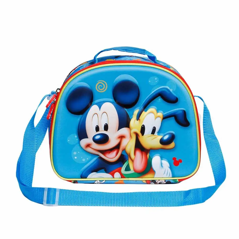 Lancheira Oval 3D Azul "Pluto" - Mickey