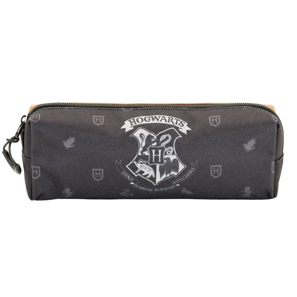 Estojo Quadrado Preto "Hogwarts" - Harry Potter