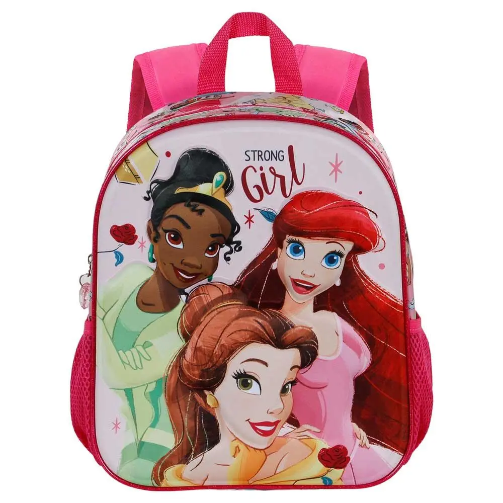 Mochila Infantário Rosa "Strong Girl" - Princesas Disney