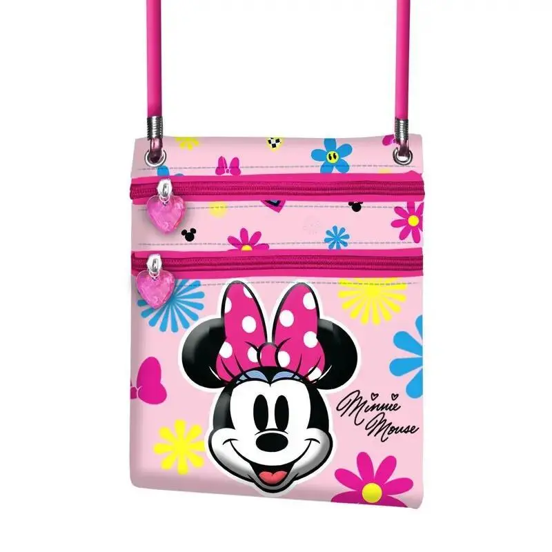 Bolsa de Traçar Rosa c/ 2 Fechos "Floral" - Minnie
