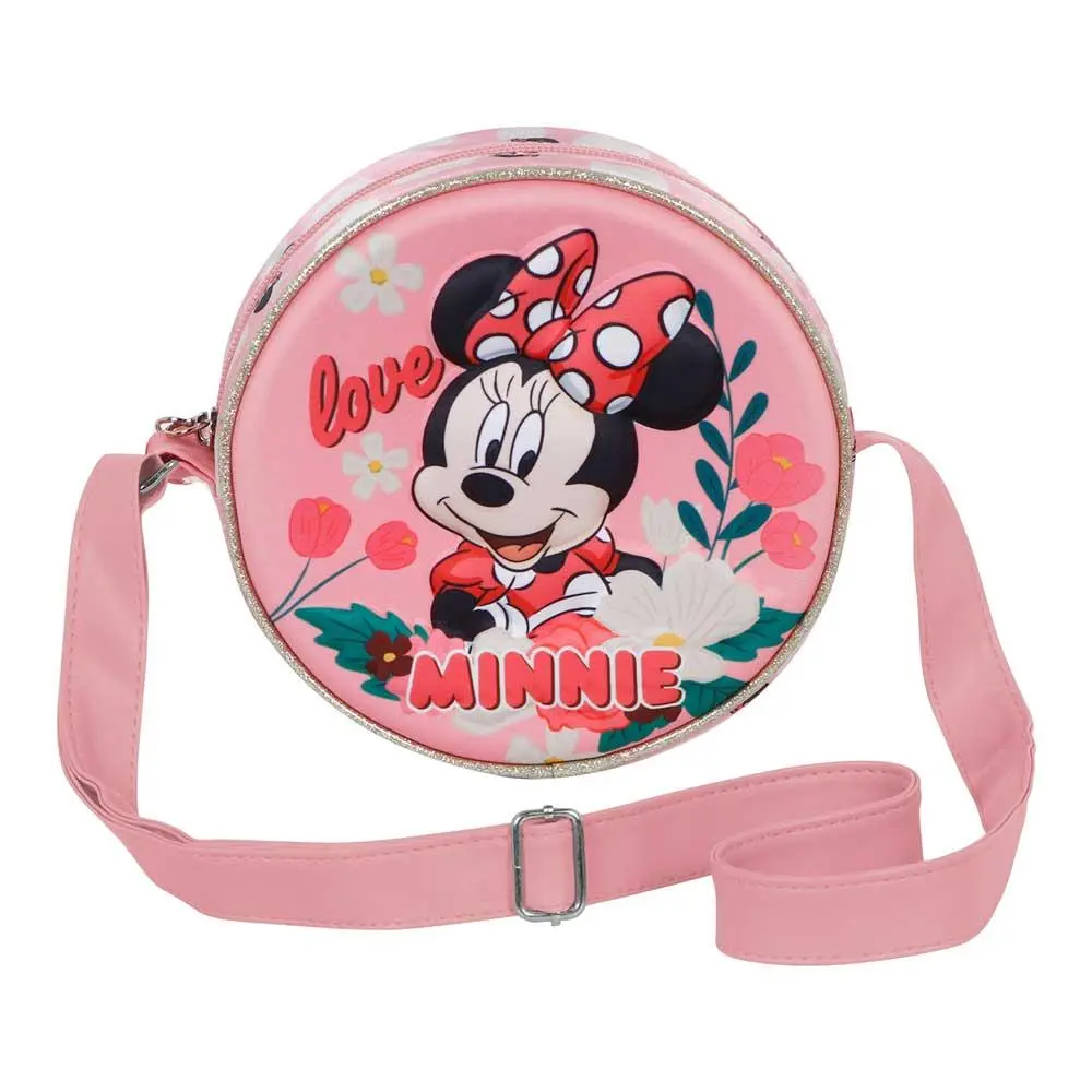 Bolsa Tiracolo Redonda Minnie 3D "Garden" - Minnie