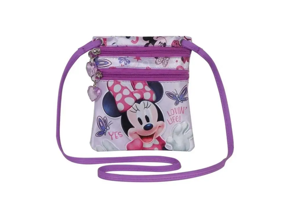 Bolsa de Traçar  Roxa "Butterflies" - Minnie