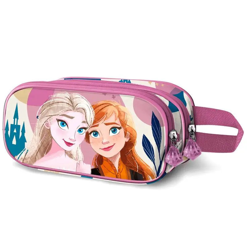 Estojo Oval Duplo 3D "Castle" - Frozen