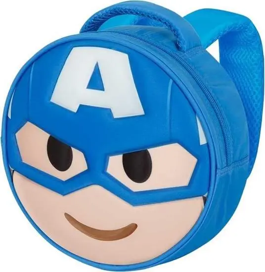 Mochila Redonda Azul Capitão América "Send" - Avengers