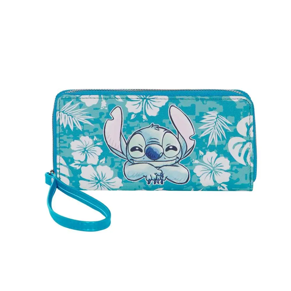 Carteira Azul "Aloha" - Stitch