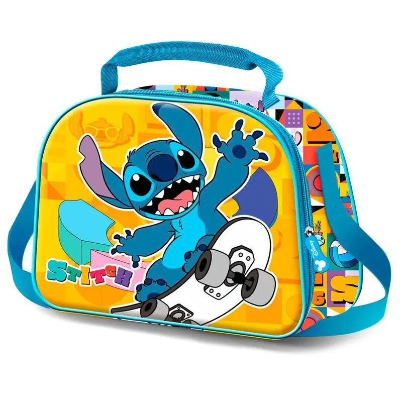 Lancheira Oval 3D "Skater" - Lilo & Stitch