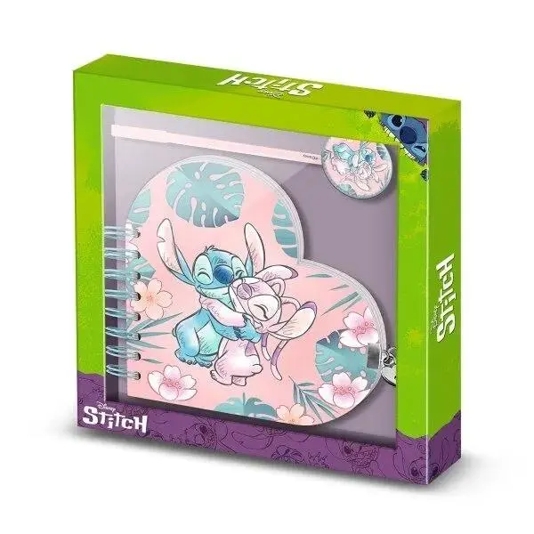 Diário c/ Cadeado "Corazón" - Lilo & Stitch
