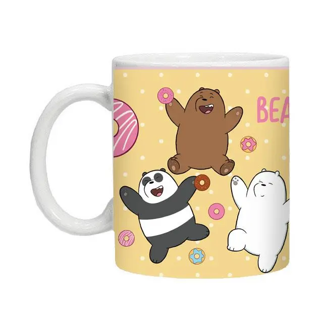Caneca Amarela "Donut Worry Be Happy" - Nós, os Ursos