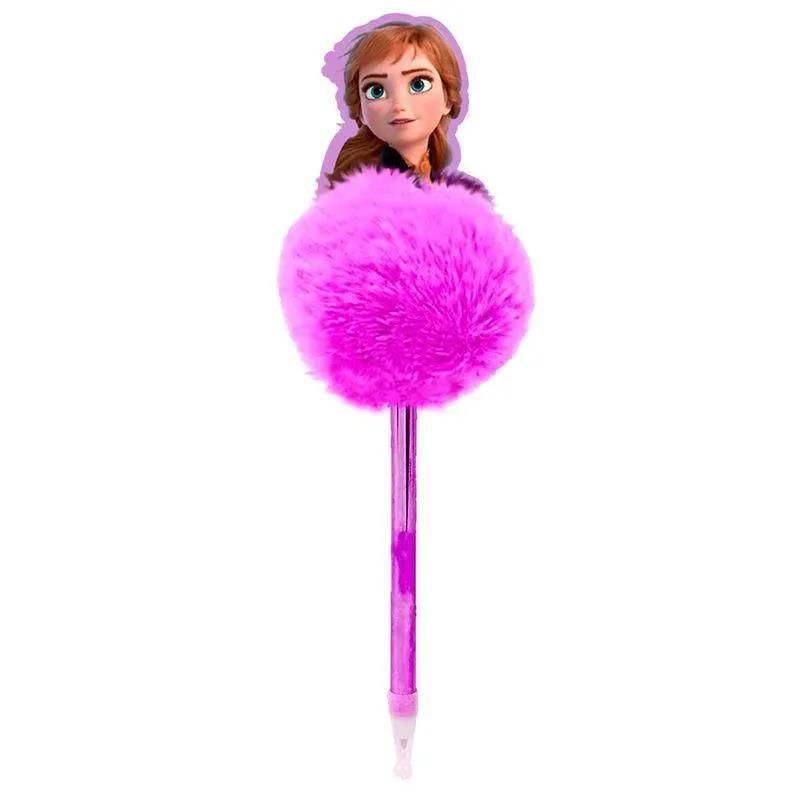 Caneta com Pompom Roxa da Anna