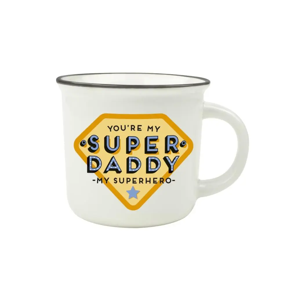 Caneca 360ml Super Daddy "Cup-Puccino" - Legami