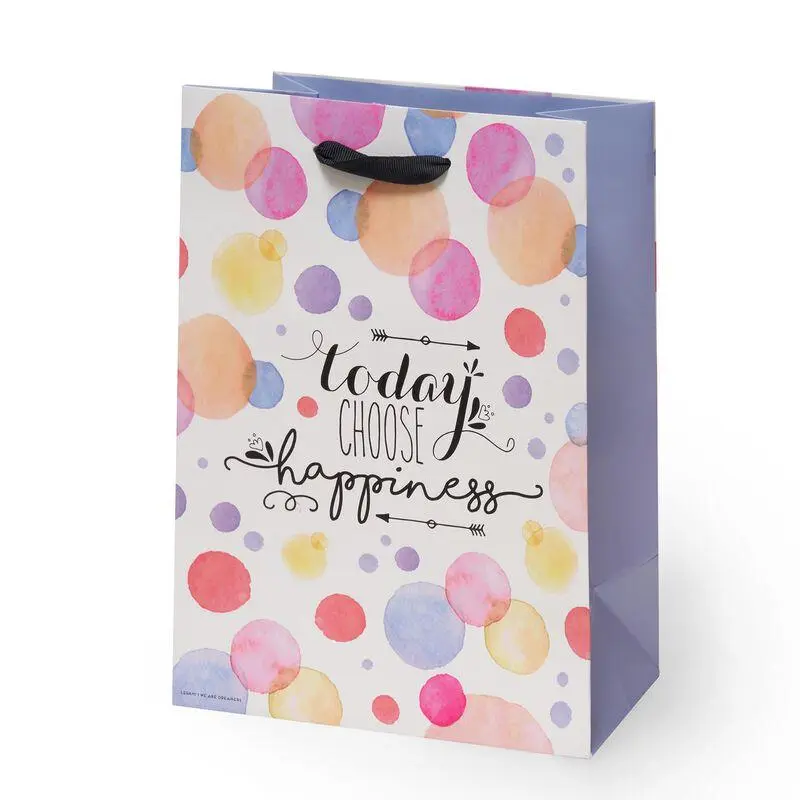 Saco De Presente Médio "Hapiness" - Legami