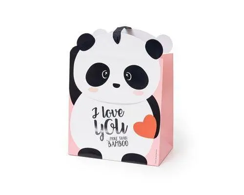 Saco De Presente Médio "Panda" - Legami