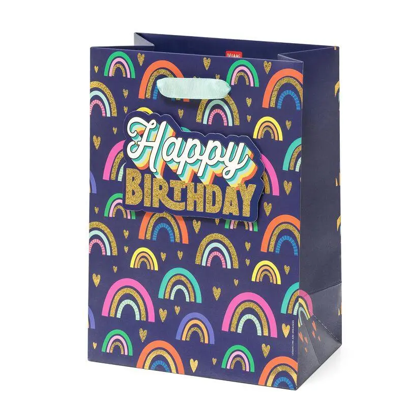 Saco De Presente Médio "Rainbow" - Legami