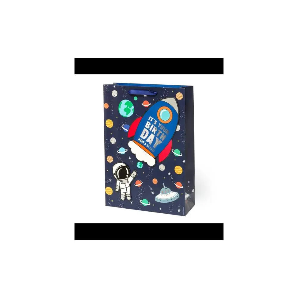 Saco De Presente Grande "Space" - Legami